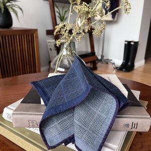 Sophisticated Navy, Blue & purple Dion Pocket Square